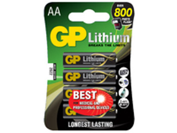 GP Batteries AA 4-P 15LF LITHIUM BATTERY AA/15LF AA 4-P 15LF GP Batteries AA 4-P 15LF LITHIUM BATTERY AA/15LF AA 4-P 15LF