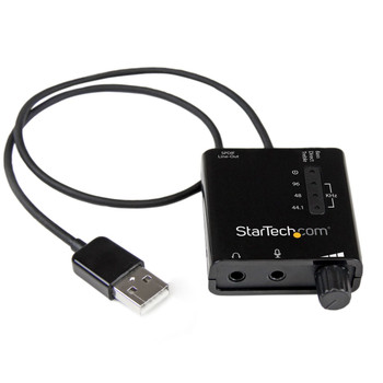 StarTech.com USB Stereo Audio Adaptor External Sound Card with SPDIF Digital Aud ICUSBAUDIO2D