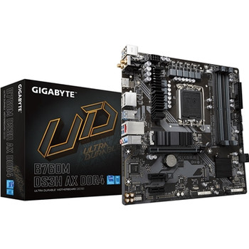 Gigabyte B760M DS3H AX DDR4 Motherboard Intel Socket 1700 12Th/13Th Gen 1X Pcie B760M DS3H AX DDR4