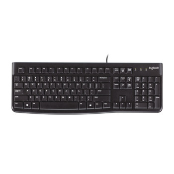 Logitech K120 Business Keyboard Black with Spill Resistant Surface and Quiet Key 920-002524