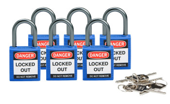 Brady 814114 Safety Padlocks - Compact 814114