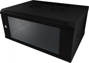 ALLNET ALL-SMC6404SCHWARZ Rack Cabinet 4U Wall Mounted ALL-SMC6404SCHWARZ