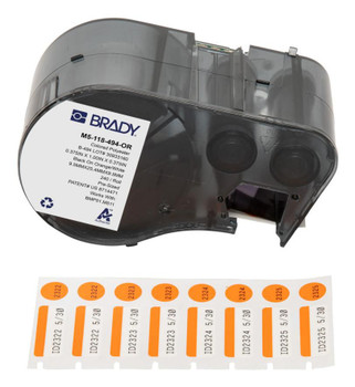 Brady M5-118-494-OR BMP51/BMP53/M511 Label M5-118-494-OR