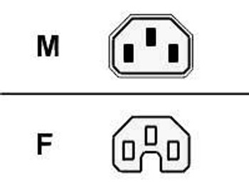Hewlett Packard Enterprise E7807A-RFB 250V 10A Jumper Cord w/C14 E7807A-RFB