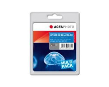 AgfaPhoto APHP300SET2 Ink Black x 2 + Color. No. 300 APHP300SET2