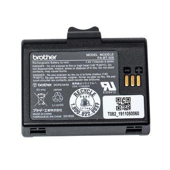 Brother PABT008 Li-ion batteri RJ-2035B/2055WB PABT008