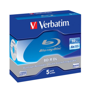 Verbatim 43748 BD-R DL 50GB 6X 5 pack 43748