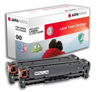AgfaPhoto APTC731DUOE Toner 2x Black APTC731DUOE