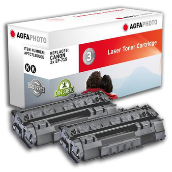 AgfaPhoto APTC715DUOE Toner 2x Black APTC715DUOE