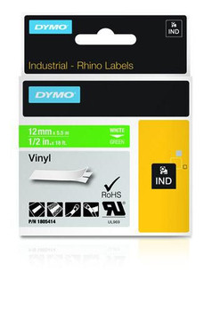 DYMO 1805414 RHINO BAND IND VINYL 12MMX5.5M 1805414
