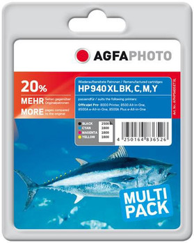 AgfaPhoto APHP940SETXL Ink B/C/M/Y APHP940SETXL