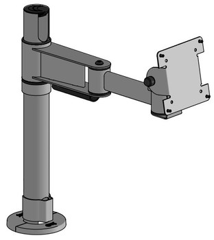 Ergonomic Solutions SPV1106-FX-03 SpacePole Screen Mount with SPV1106-FX-03