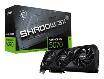 MSI RTX 5070 12G SHADOW 3X OC W 3X Oc Nvidia 12 Gb Gddr7 RTX 5070 12G SHADOW 3X OC