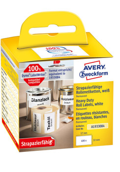 Avery A1933084 Self-Adhesive Label Rounded A1933084