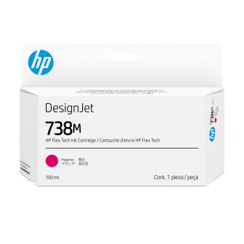 HP A24VNA 738M 130-Ml Magenta Designjet A24VNA