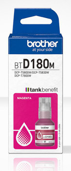 Brother BTD-180M Magenta Genuine Ink Bottle BTD-180M