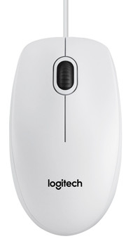 Logitech 910-003360 B100. Corded mouse.White 910-003360