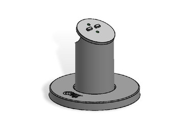 SpacePole IFIN100-32 IFIN100-32 Non-Tilt 75mm Count IFIN100-32
