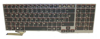 Fujitsu FUJ:CP664315-XX Keyboard Black BELGIAN FUJ:CP664315-XX