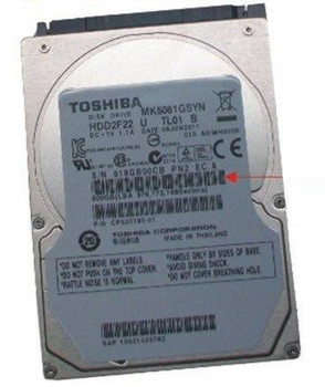 Fujitsu FUJ:CP520785-XX 500Gb Hard Drive 2.5in. 7.2 FUJ:CP520785-XX