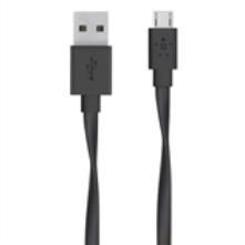 Belkin F2CU046BT06-BLK MIXIT flat Micro-USB Cable F2CU046BT06-BLK