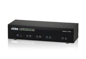 Aten VS0401-AT-E 4 Port Desktop Video Switch. VS0401-AT-E