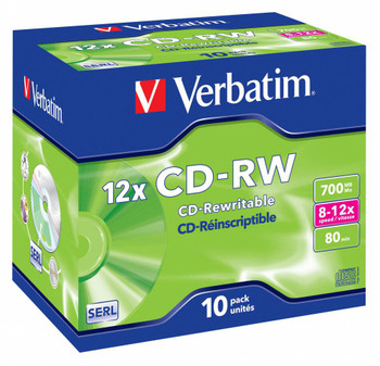 Verbatim 43148 CD-RW DataLifePlus 8-12X 700MB 43148