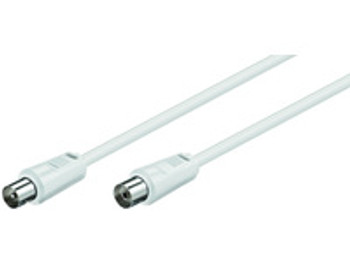 MicroConnect COAX015W Coax M-F 1.5m White 75 Ohm COAX015W