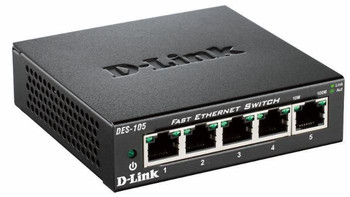 D-Link DES-105/E 5-port 10/100 Metal Housing DES-105/E