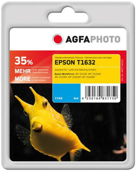 AgfaPhoto APET163CD Ink Cyan. T1632 APET163CD
