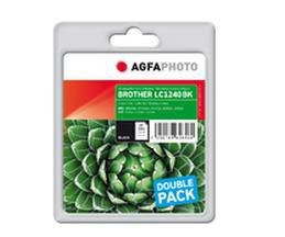AgfaPhoto APB1240BDUOD Ink BK. rpl LC-1240BK TwinPack APB1240BDUOD