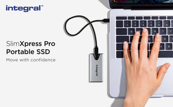 Integral INSSD1TPORT3.2SLIMXS Slimxpress Pro 1Tb Portable INSSD1TPORT3.2SLIMXS