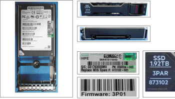 Hewlett Packard Enterprise 873102-001-RFB 1.92TB SSD SFF STORESERV SD 873102-001-RFB