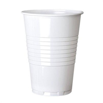 Valuex Hot Drink Plastic Vending Cup 7Oz White Pack 100 0510039 0510039