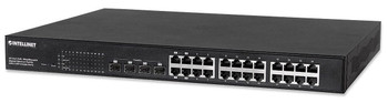 Intellinet 561372 24-Port Gigabit Ethernet Poe+ 561372