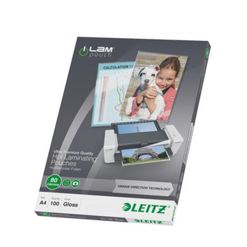 Leitz 74780000 Lamination pouch A4 UDT 80 mic 74780000