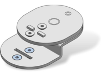 SpacePole DPL101-02 DPL101-02 90 Degree Rotation P DPL101-02