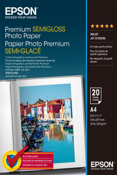 Epson C13S041332 A4 Prem Semiglos Photo Paper C13S041332