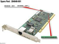 HP 284848-001-RFB Cntlr Pci X 10/1 284848-001-RFB