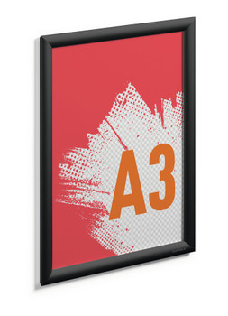 Durable Aluminium Snap Frame A3 Black - 479701 479701