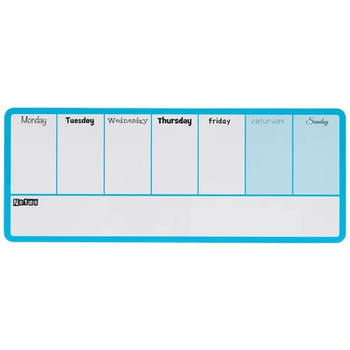 Nobo Mini Magnetic Whiteboard Weekly Planner 360x140mm 1904047 1904047