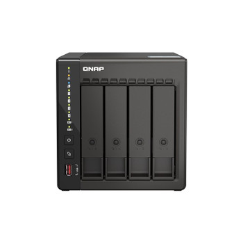 QNAP TS-453E NAS Tower Ethernet LAN Black J6412 TS-453E-8G