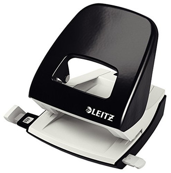 Leitz 5008 2 Hole Punch Metal 30 Sheet Black 50080095 50080095