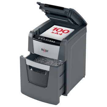 Rexel Optimum Autofeed Plus 100M Micro Cut Shredder 34 Litre 100 Sheet Automatic 2020100M