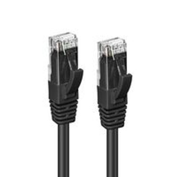MicroConnect MC-UTP6A0025S CAT6A UTP 0.25m Black LSZH MC-UTP6A0025S