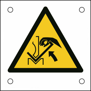Brady W/W031/NT/ALU05-50X50-1 ISO Safety Sign - Warning W/W031/NT/ALU05-50X50-1