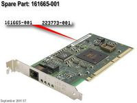 HP 161665-001-RFB NIC  10/100/1000  UTP  NC7131 161665-001-RFB