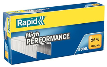 Rapid Strong Staples 26/6 Pack of 5000 24862000 24862000