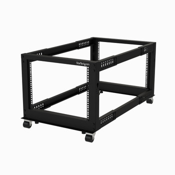 StarTech.com 8U Open Frame Rack - 4 Post - Adjustable Depth 4POSTRACK8U
