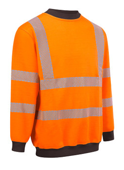 Beeswift Arc Compliant Hi-Vis Sweatshirt Orange Size L CARC163ORL